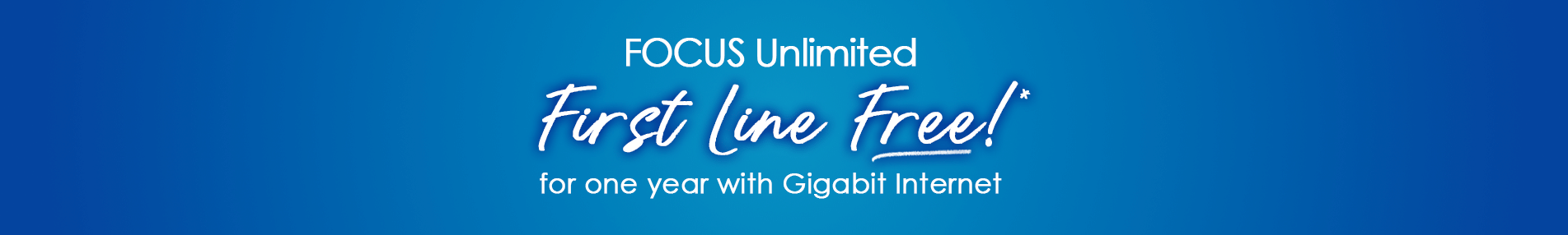 First Line Free Banner
