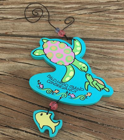 Wooden Turtle Ornament