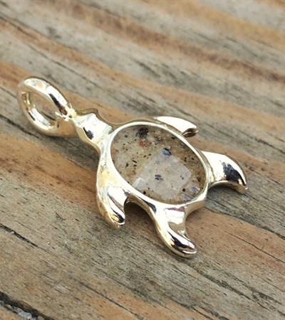 Bald Head Island Sand Turtle Charm