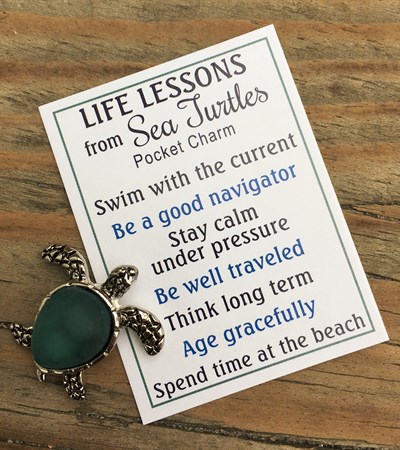 Sea Turtle Pocket Charm