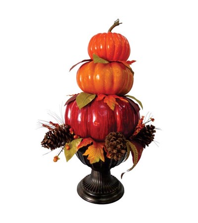 PUMPKIN PORCH TOPIARY