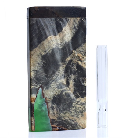 Galaxy Burl Futo Stash Box- Out of this World Wood Dugout- 4