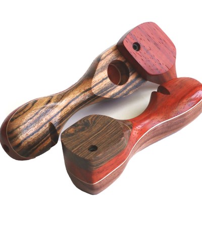 Exotic Wood Swivel Lid Pipe-TP43L-4