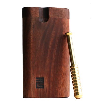 3G Walnut Dugouts with One Hitter Pipe- 3